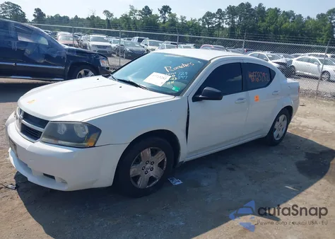 2008 Dodge Avenger Se from USA, damaged, VIN 1B3LC46KX8N129397